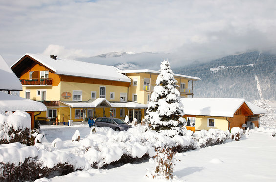 Winter im Hotel Garni Zerza am Nassfeld